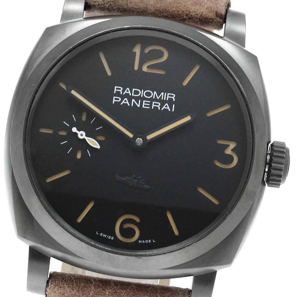 パネライ PANERAI PAM00532 ラジオミール 1940 パネリスティ フォーエバー 3デイズ 47mm 手巻き メンズ 良品 保証書付き_971217【中古】