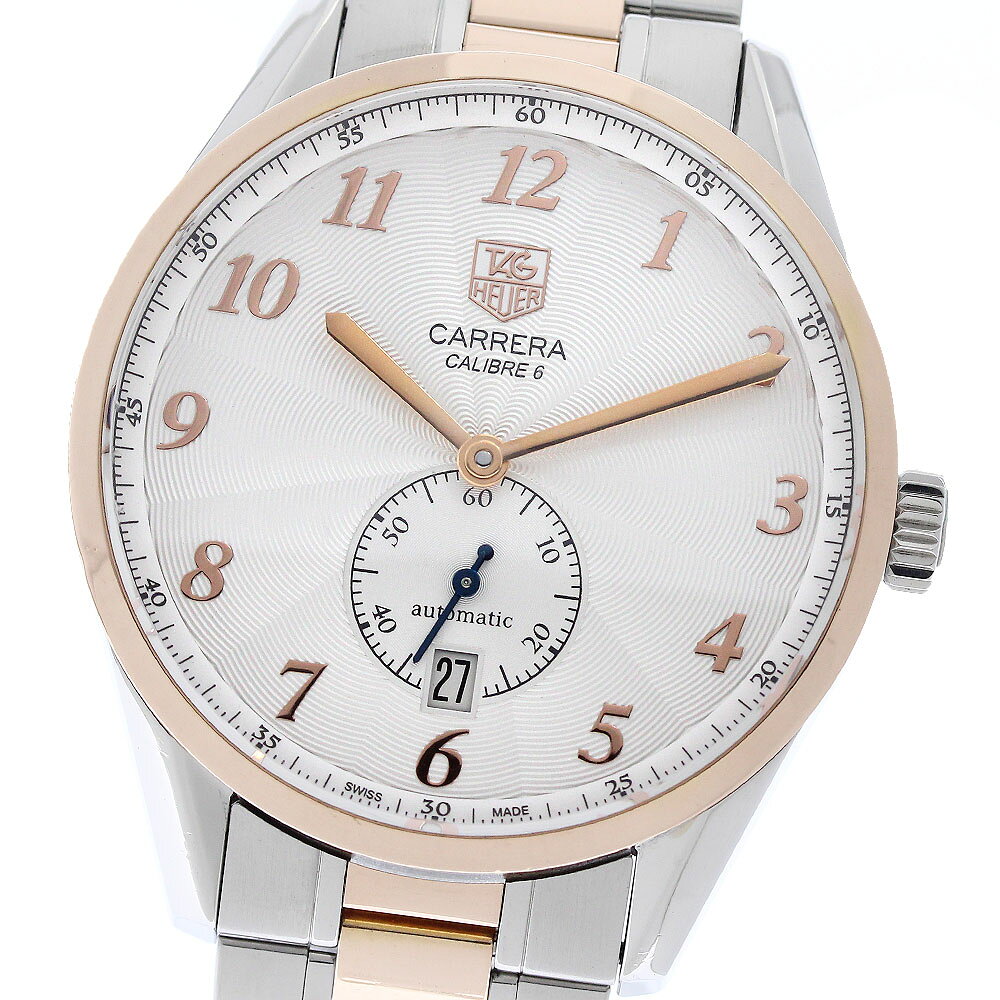 タグホイヤー TAG HEUER WAS2151.BD0734 カレラ 自動巻き メンズ 保証書付き_955378【中古】