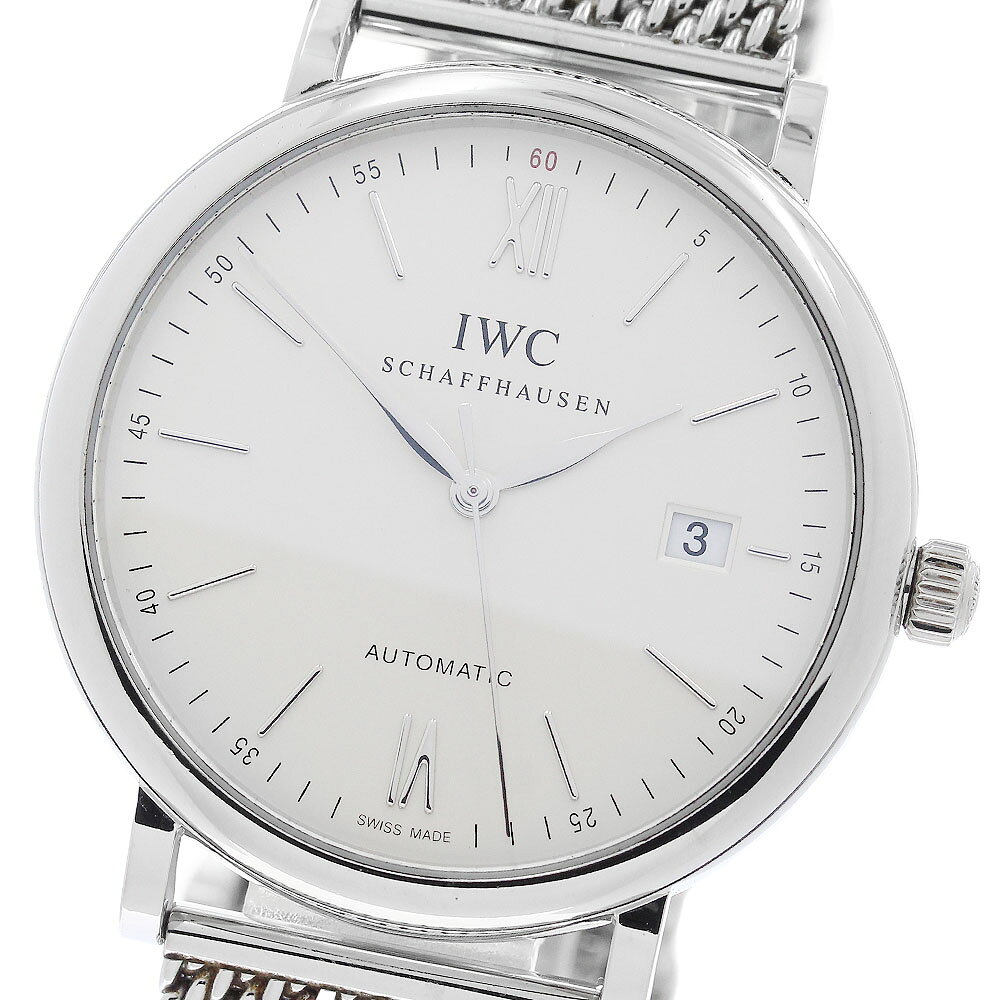 IWC IWC SCHAFFHAUSEN IW356505 ポートフィノ デイト 自動巻き メンズ 箱・保証書付き_964301【中古】