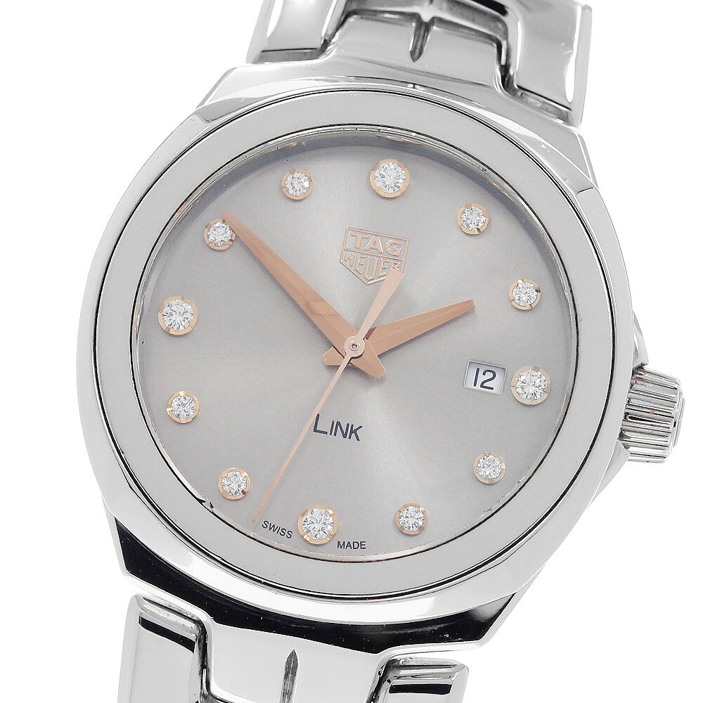 タグホイヤー TAG HEUER WBC131E リンク インデックスダイヤ クォーツ レディース 箱・保証書付き_964997【中古】