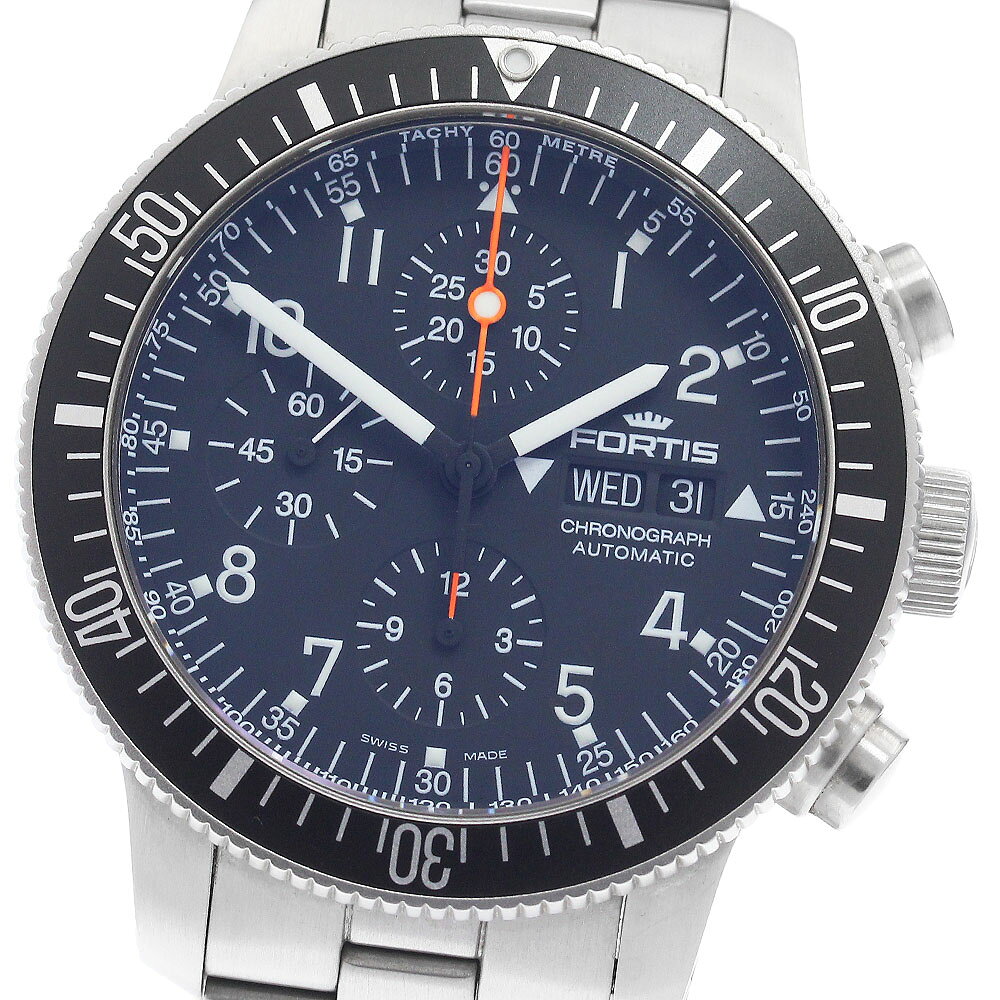 フォルティス FORTIS 638.10.141.3 B-42 コスモ ノート クロノグラフ デイデイト 自動巻き メンズ _968321【中古】