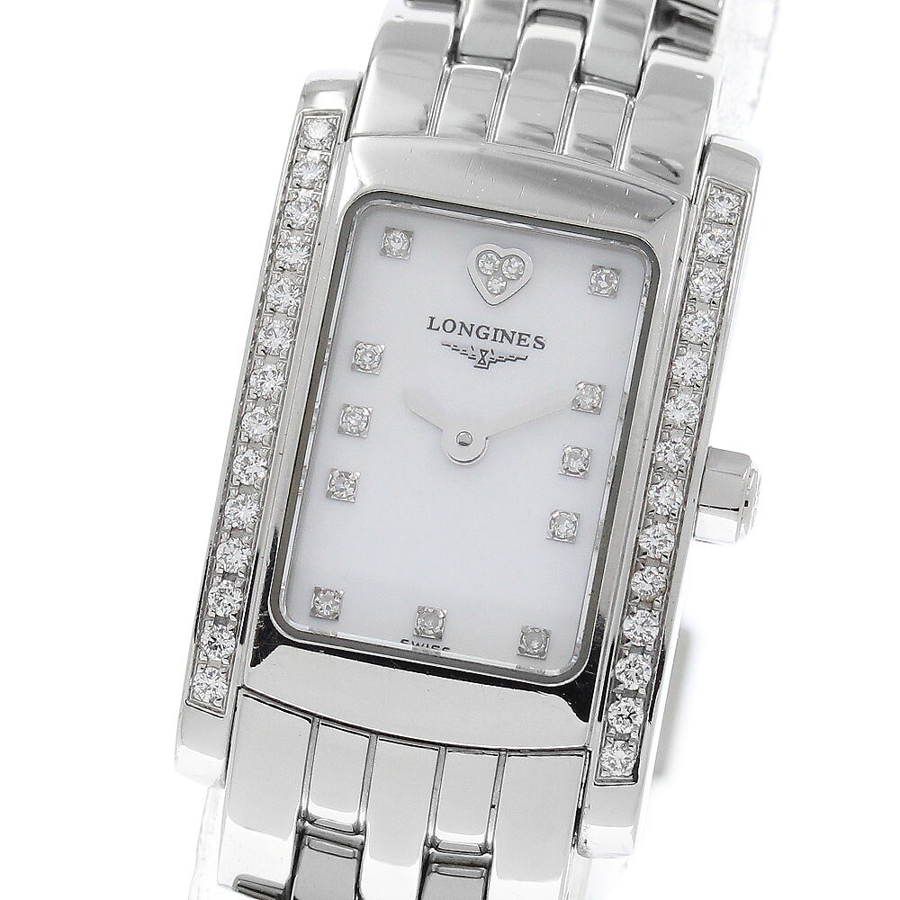 ロンジン LONGINES L5.158.0 ドルチェヴィータ サイドダイヤ クォーツ レディース _968673【中古】