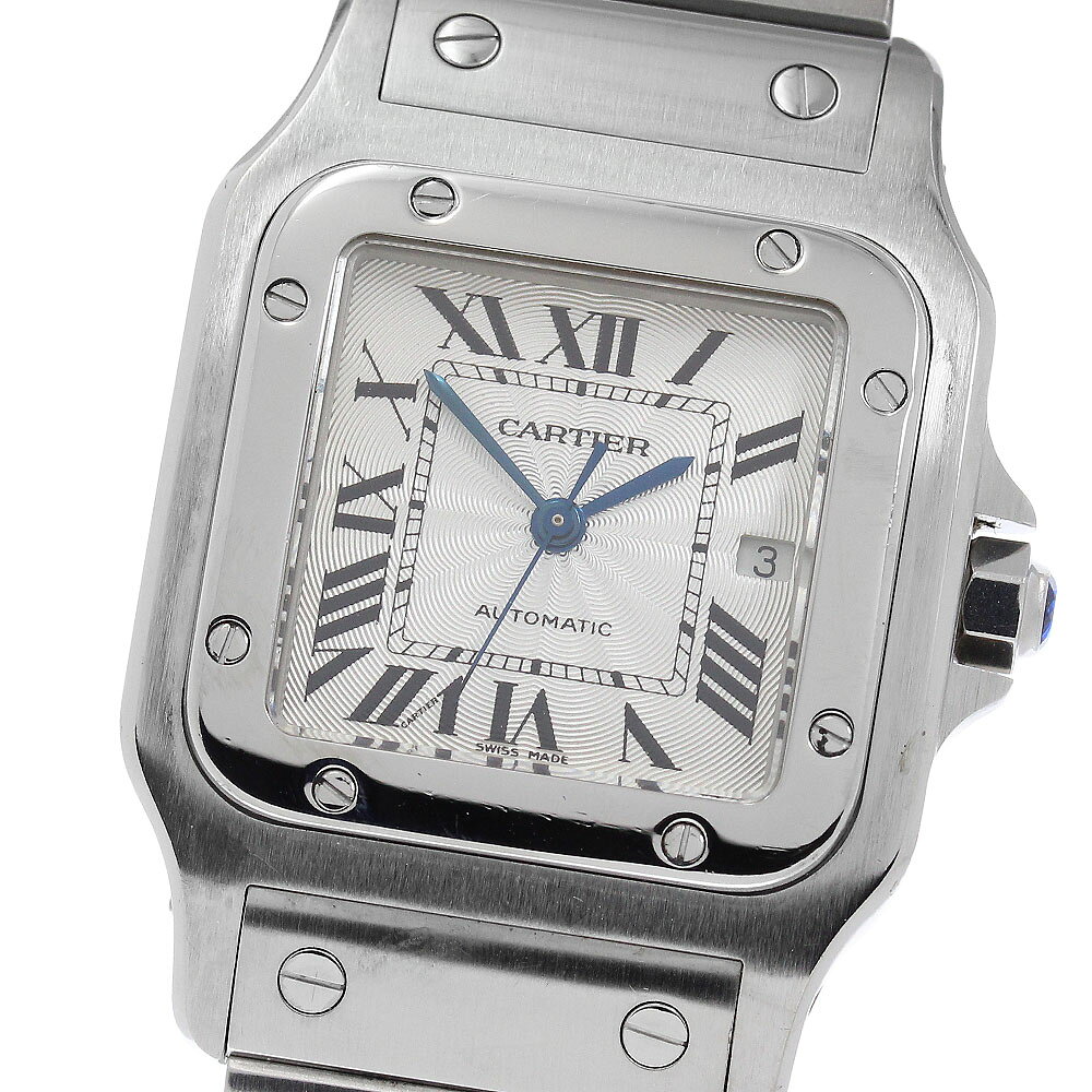 カルティエ CARTIER W20055D6 サントスガルベLM デイト 自動巻き メンズ _968 ...
