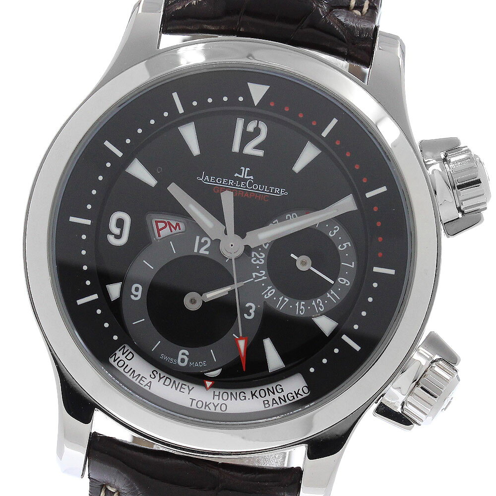 ジャガー・ルクルト JAEGER-LECOULTRE 146.8.83/1 マスターコンプレッサー ジオグラフィーク 自動巻き メンズ 保証書付き_970927【中古】