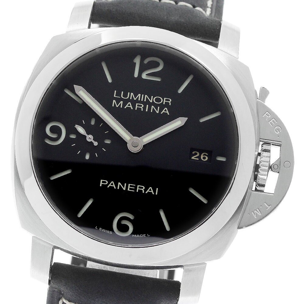 パネライ PANERAI PAM00312 ルミノールマリーナ 1950 3デイズ スモールセコンド 自動巻き メンズ 良品 保証書付き_971163【中古】