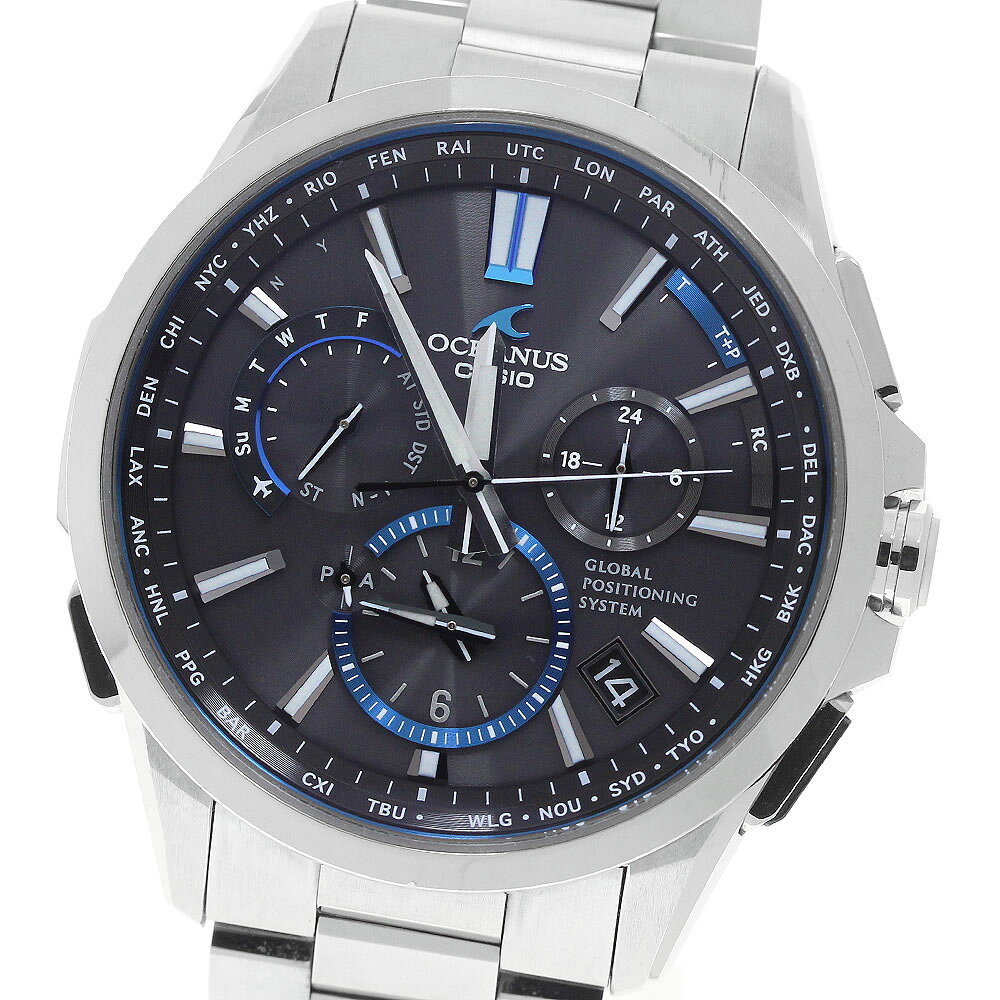 【本物保証】 箱・保付 美品 カシオ CASIO オシアナス メンズ ソーラー電波 腕時計 クロノグラフ OCW G1100 楽天市場】オシアナス ocw−g1100−1ajfの通販
