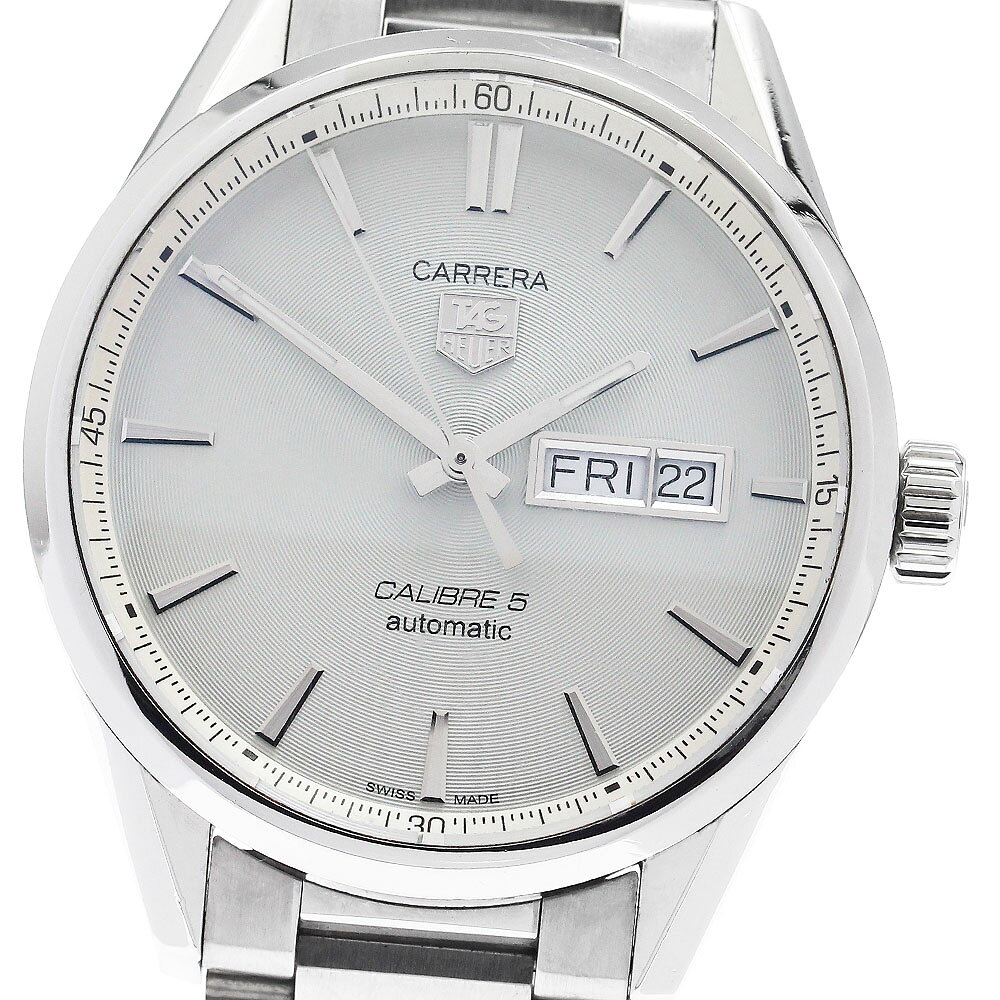 タグホイヤー TAG HEUER WAR201B.BA0723 カレラ キャリバー5 デイデイト 自動巻き メンズ _952761【中古】