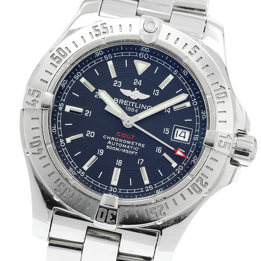 ブライトリング BREITLING A17380 コルト デイト 自動巻き メンズ _965213【中古】