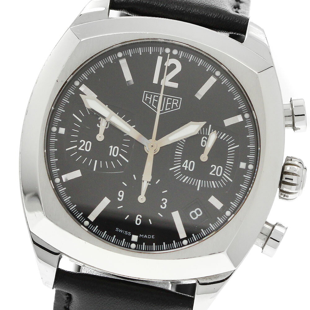 ホイヤー Heuer CR2110.FC6161 モンツァ デイト クロノグラフ 自動巻き メンズ 保証書付き_968551【中古】