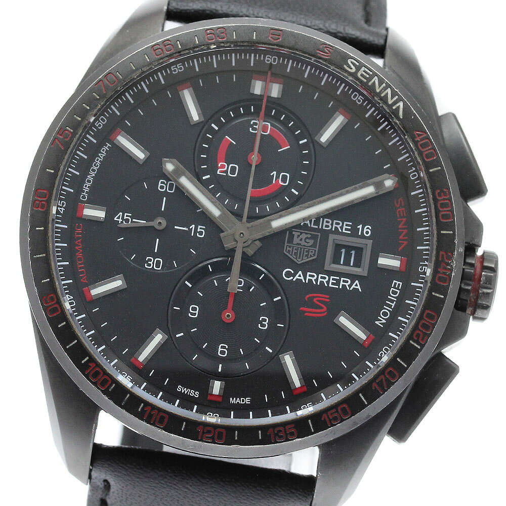 タグホイヤー TAG HEUER CBB2080 カレラ キャリバー16 アイルトン・セナ クロノグラフ 自動巻き メンズ _970864【中古】