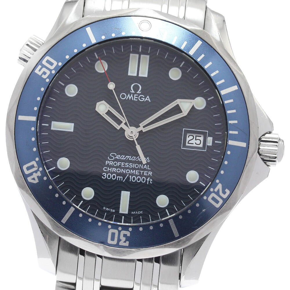 オメガ OMEGA 2531.80 シーマスター300 デイト 自動巻き メンズ _958542【中古】