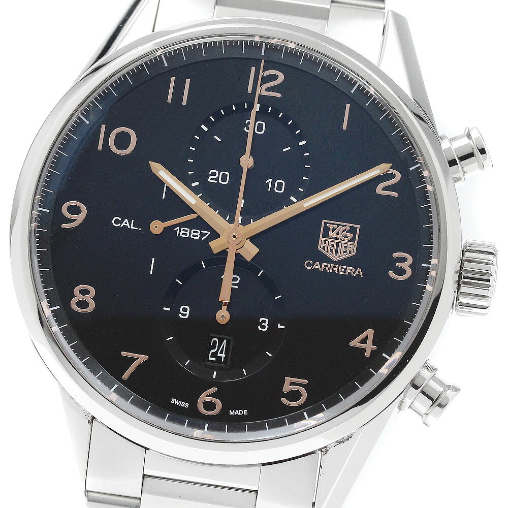 タグホイヤー TAG HEUER CAR2014.BA0799 カレラ キャリバー1887 クロノグラフ デイト 自動巻き メンズ _958569【中古】