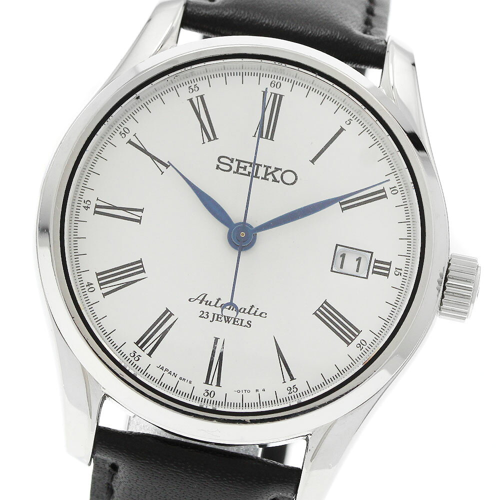 セイコー SEIKO SARX019/6R15-02P0 プレサージュ プレステージモデル 琺瑯ダイアル 自動巻き メンズ _966615【中古】