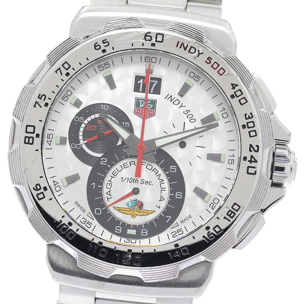 タグホイヤー TAG HEUER CAH101B.BA0860 フォーミュラ1 インディ500 クロノグラフ クォーツ メンズ 保証書付き_967977【中古】