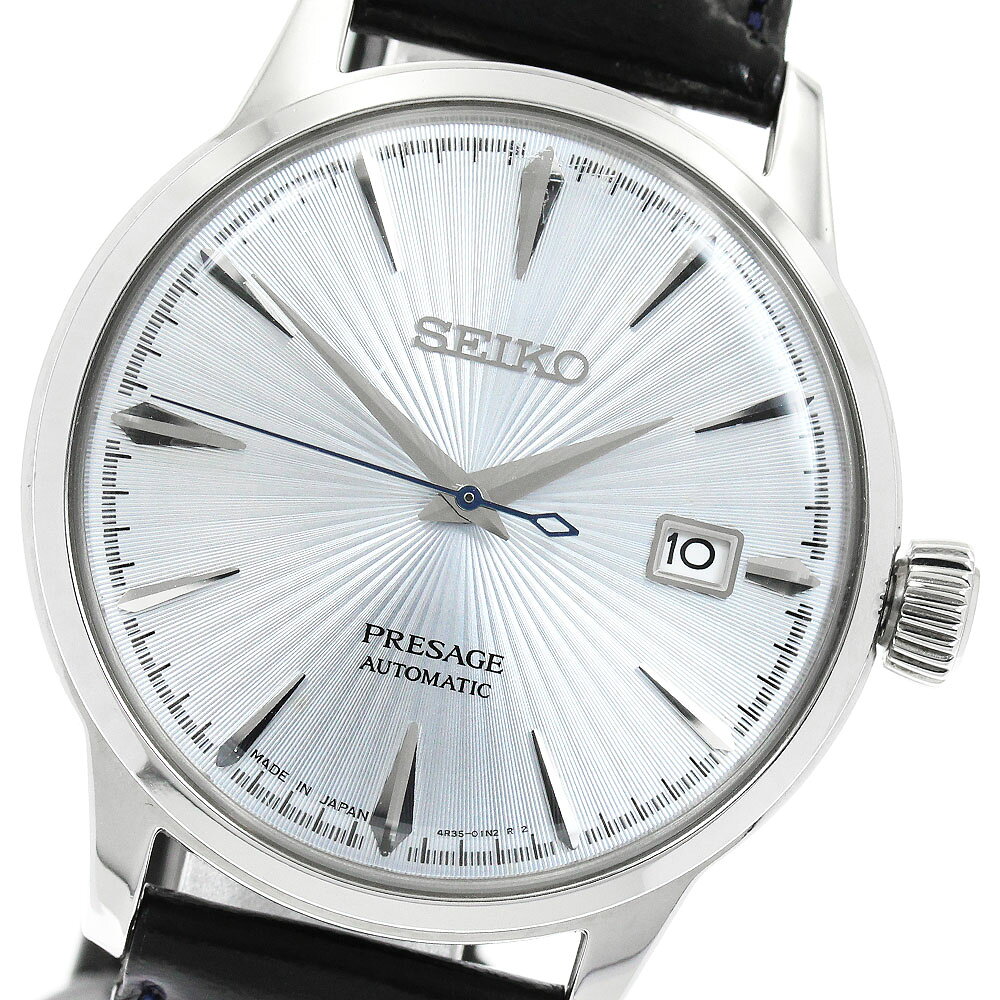セイコー SEIKO SARY075/4R35-01T0 プレザージュ カクテル デイト 自動巻き メンズ _968842【中古】