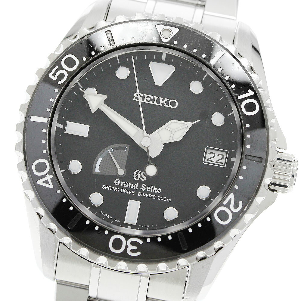 セイコー SEIKO SBGA029/9R65-0AM0 グランドセイコー ダイバーズ パワーリザーブ スプリングドライブ メンズ 箱・保証書付き_969401【中古】