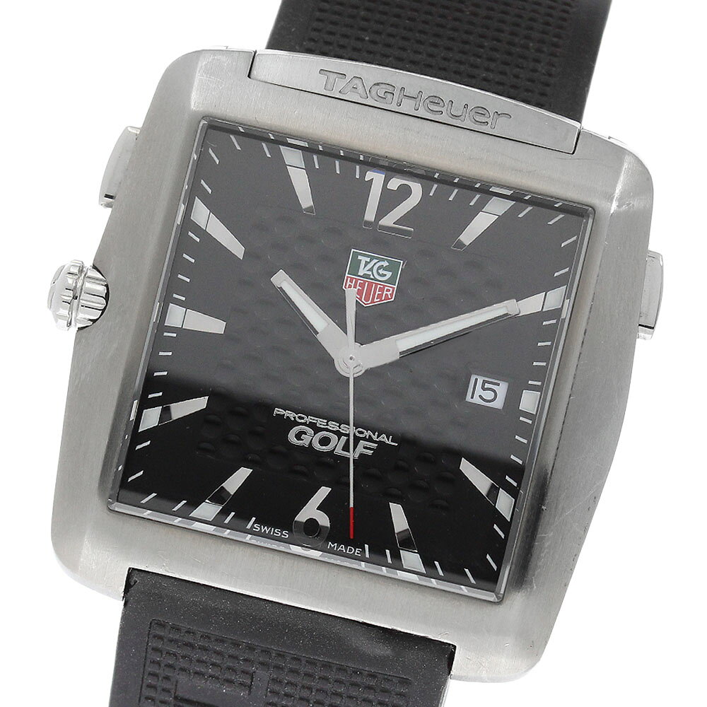 タグホイヤー TAG HEUER WAE1111-0 プロフェッショナル スポーツ ゴルフ タイガーウッズ クォーツ メンズ 保証書付き_969921【中古】