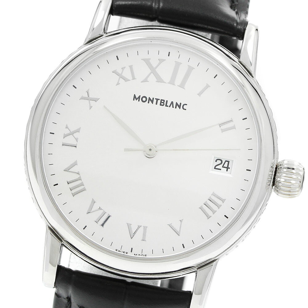 モンブラン MONTBLANC 7042 マイスターシュティック デイト クォーツ メンズ _970830【中古】