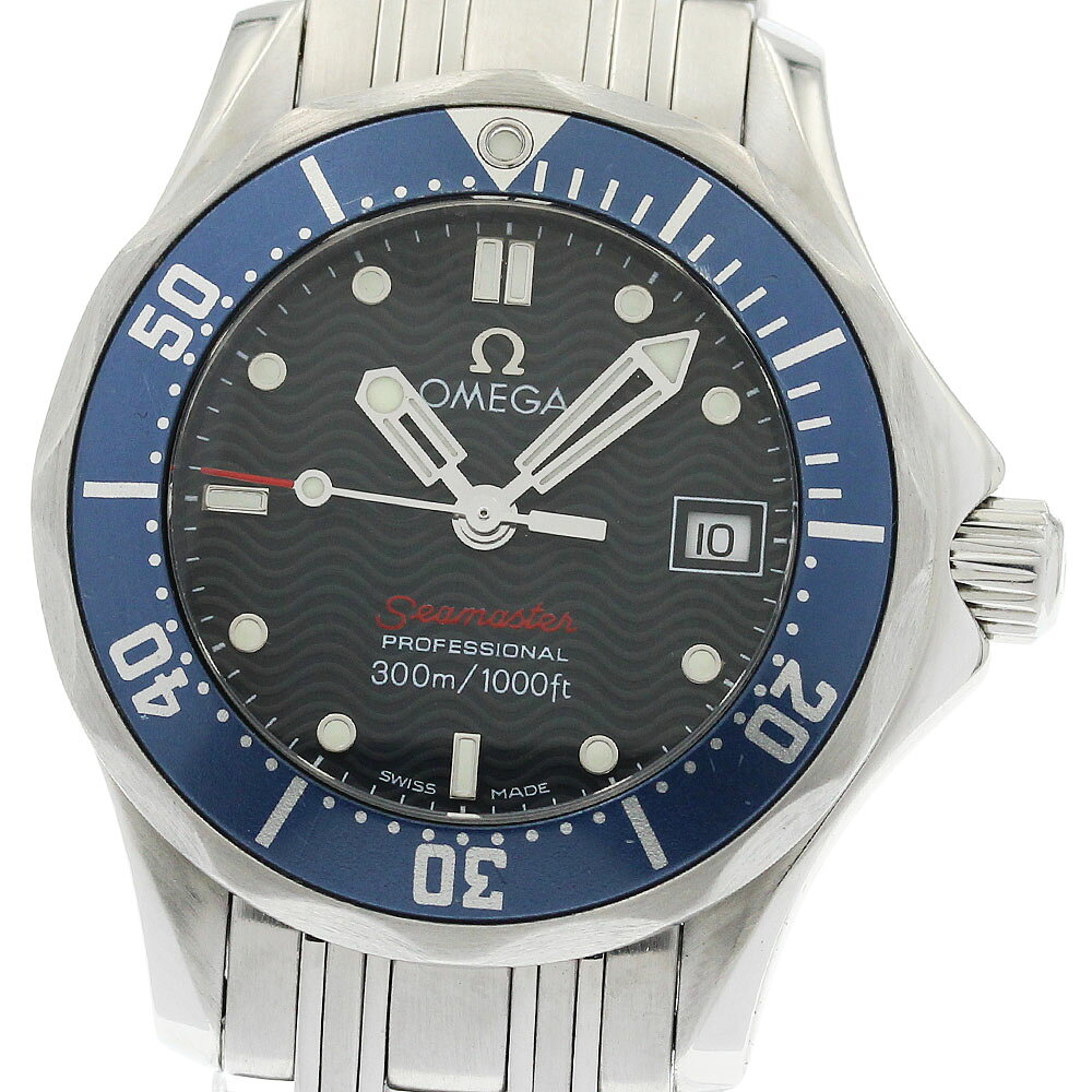 オメガ OMEGA 2224.80 シーマスター300 デイト クォーツ レディース 良品 _971225【中古】