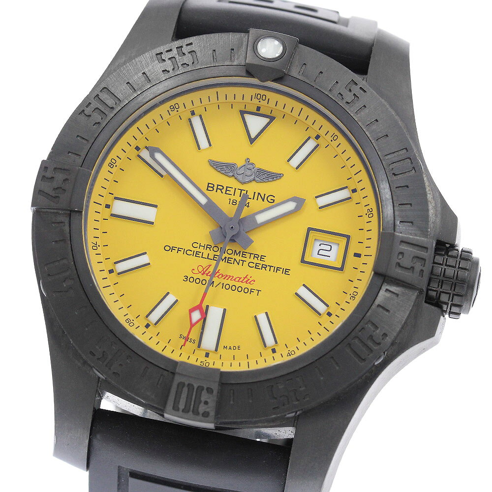 ブライトリング BREITLING M17331 アベンジャー2 シーウルフ デイト 自動巻き メンズ 箱・保証書付き_971591【中古】