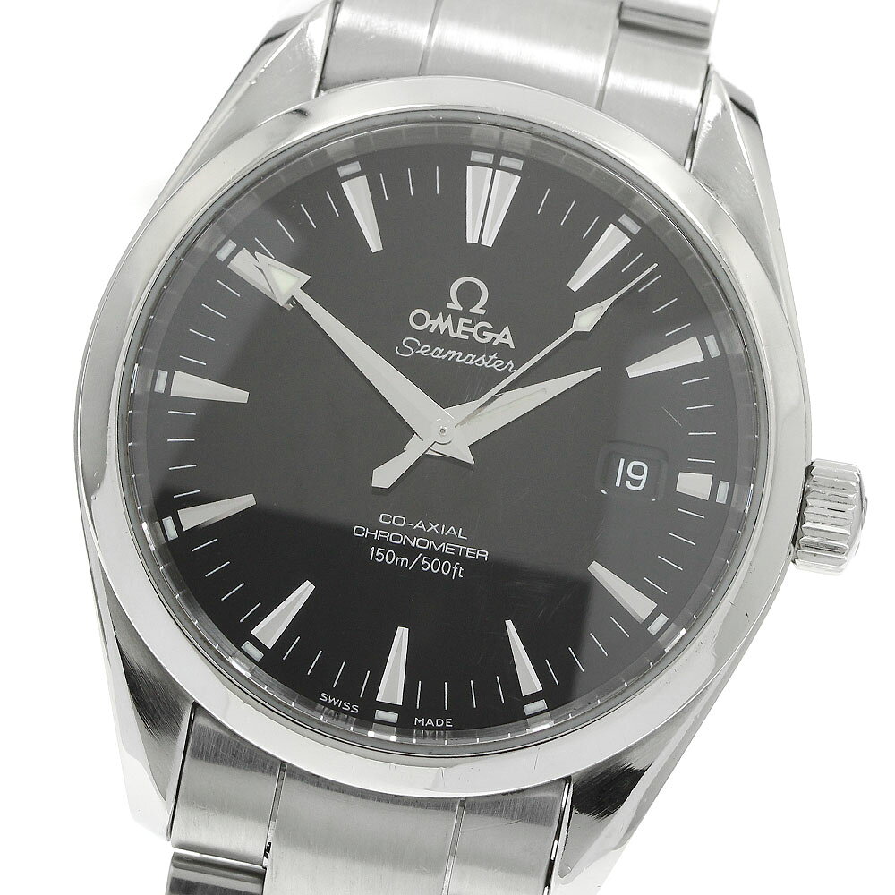 オメガ OMEGA 2503.50 シーマスター アクアテラ コーアクシャル デイト 自動巻き メンズ _901135【中古】
