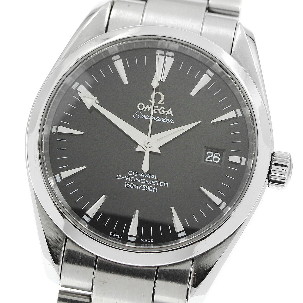 オメガ OMEGA 2503.50 シーマスター アクアテラ コーアクシャル デイト 自動巻き メンズ _903254【中古】