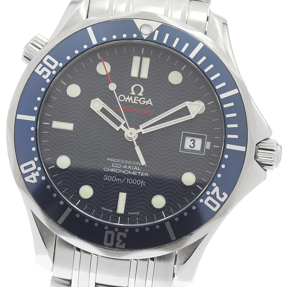 オメガ OMEGA 2220.80 シーマスター ダイバー 300M コーアクシャル デイト 自動巻き メンズ _906389【中古】