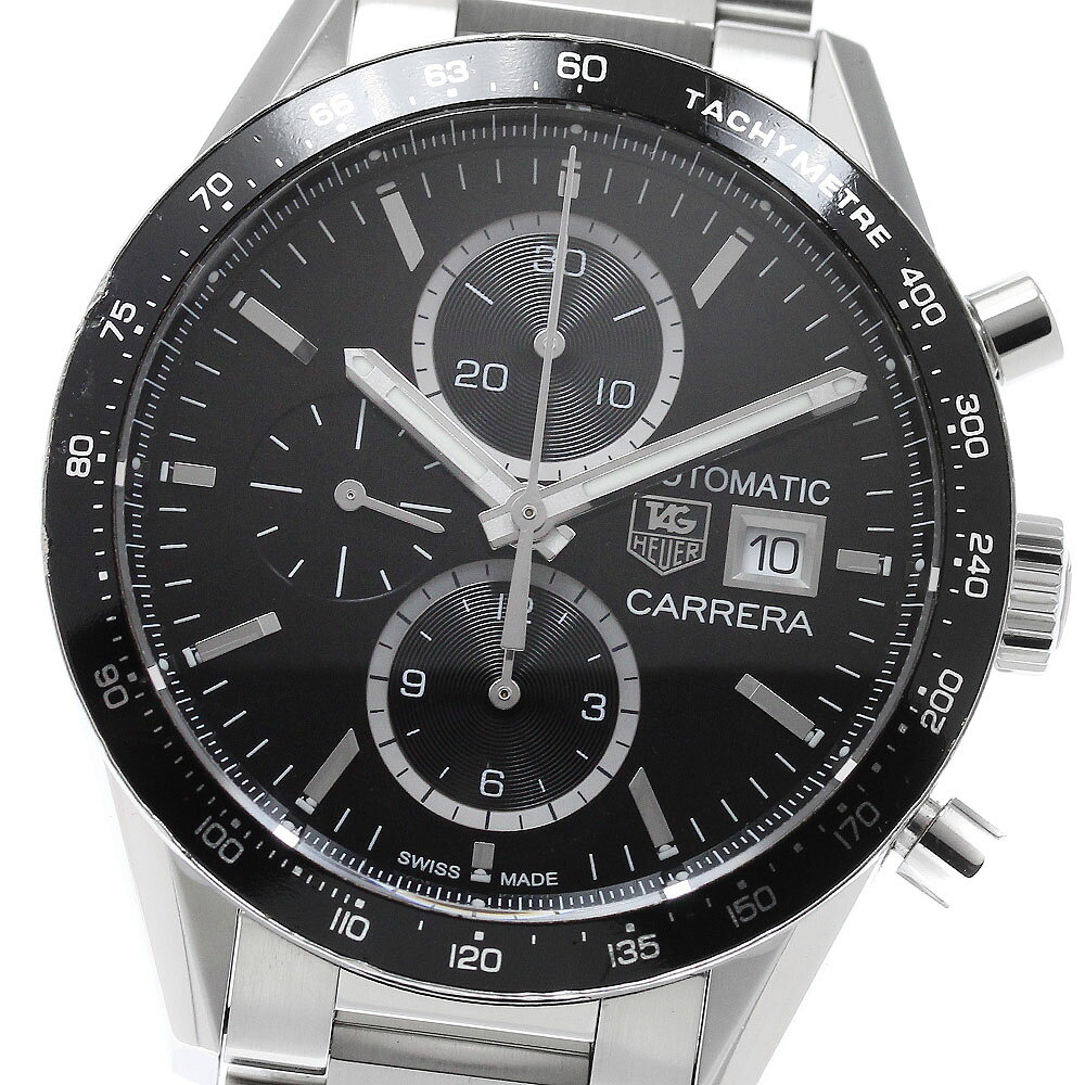 タグホイヤー TAG HEUER CV201AL.BA0723 カレラ クロノグラフ 自動巻き メンズ 箱・保証書付き_951304【中古】