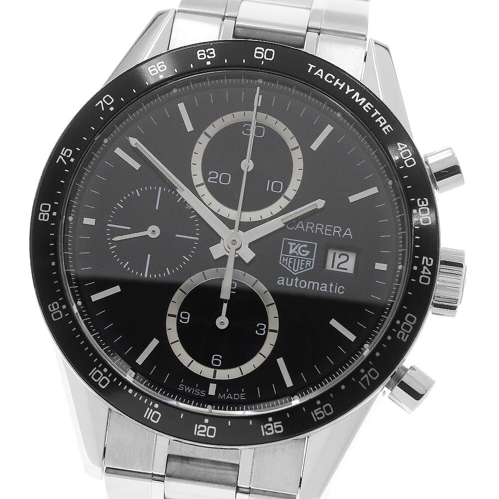 タグホイヤー TAG HEUER CV2010-4 カレラ デイト クロノグラフ 自動巻き メンズ _960176【中古】