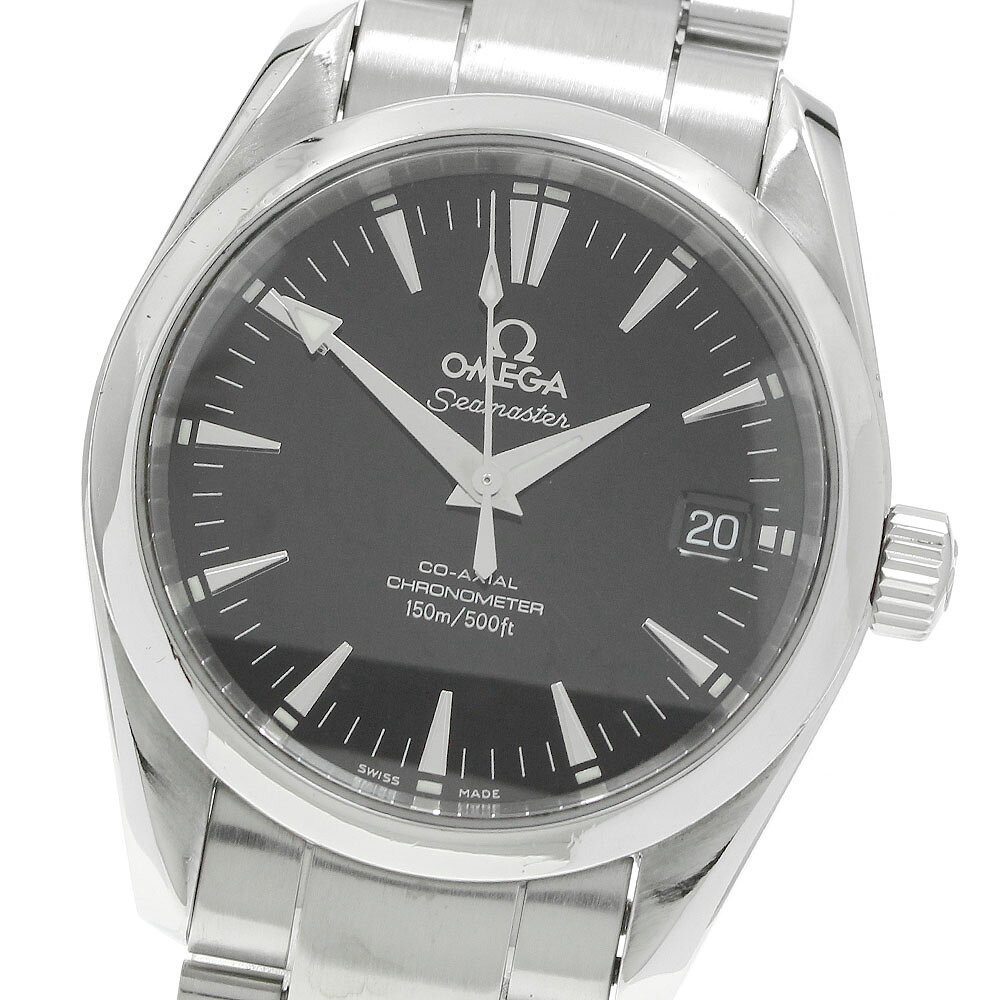 オメガ OMEGA 2504.50 シーマスター アクアテラ デイト コーアクシャル クロノメーター 自動巻き ボーイズ _962134【中古】