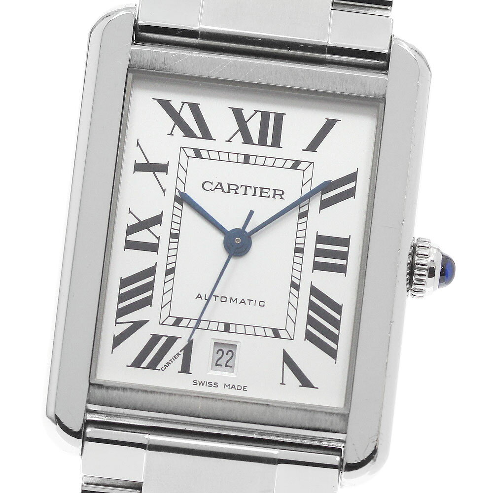 カルティエ CARTIER W5200028 タンクソロ XL デイト 自動巻き メンズ _965417【中古】