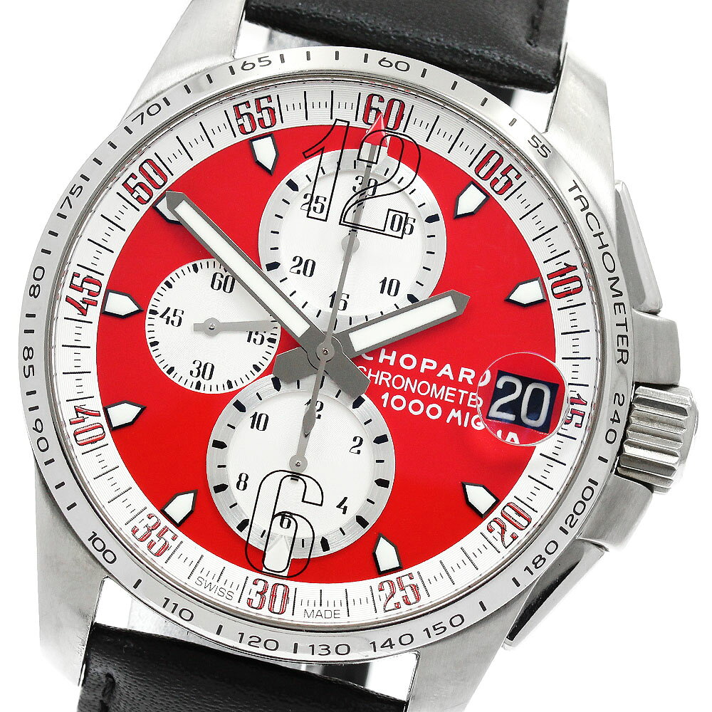 ショパール Chopard 168459-3036 ミッレミリア GT XL ロッソコルサ クロノグラフ デイト 自動巻き メンズ _967511【中古】