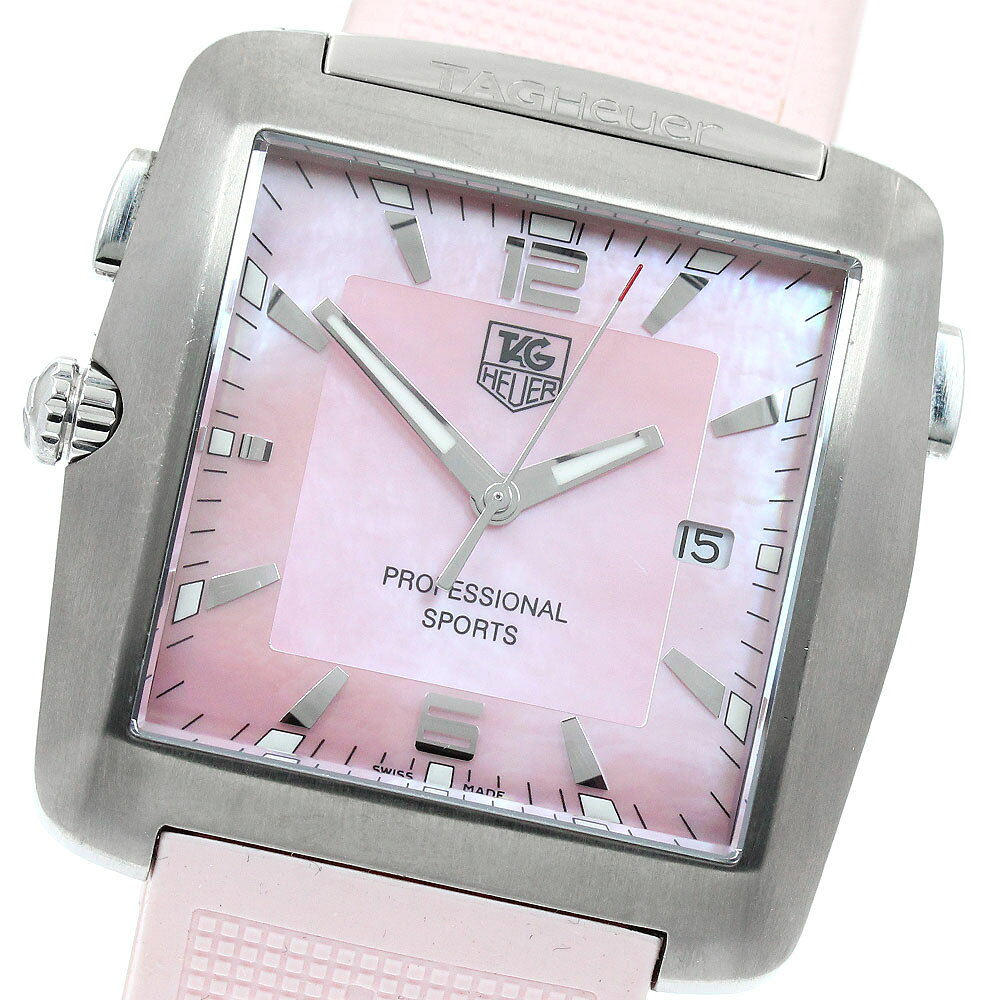 タグホイヤー TAG HEUER WAE1114.FT6011 プロフェッショナル スポーツ デイト クォーツ レディース _967815【中古】