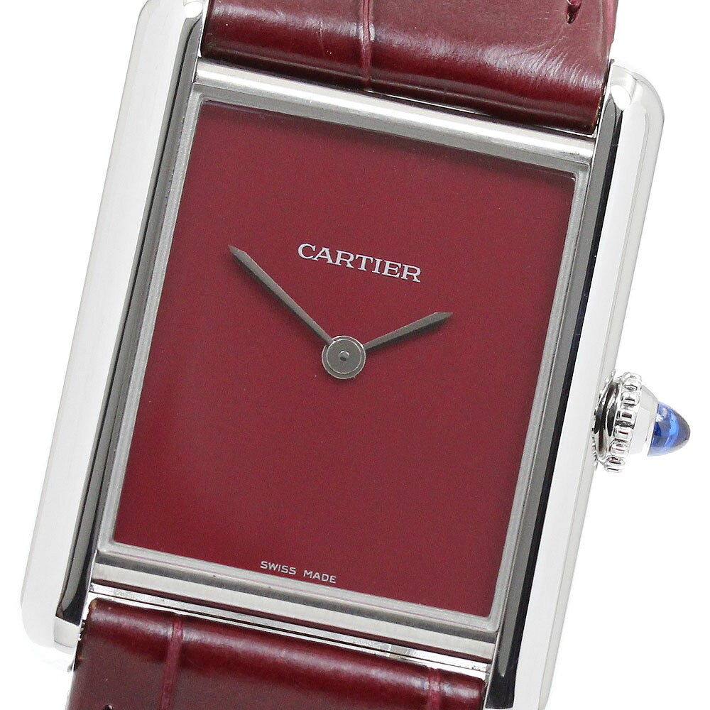 カルティエ CARTIER WSTA0054 タンクマストLM クォーツ メンズ 良品 _968870【中古】