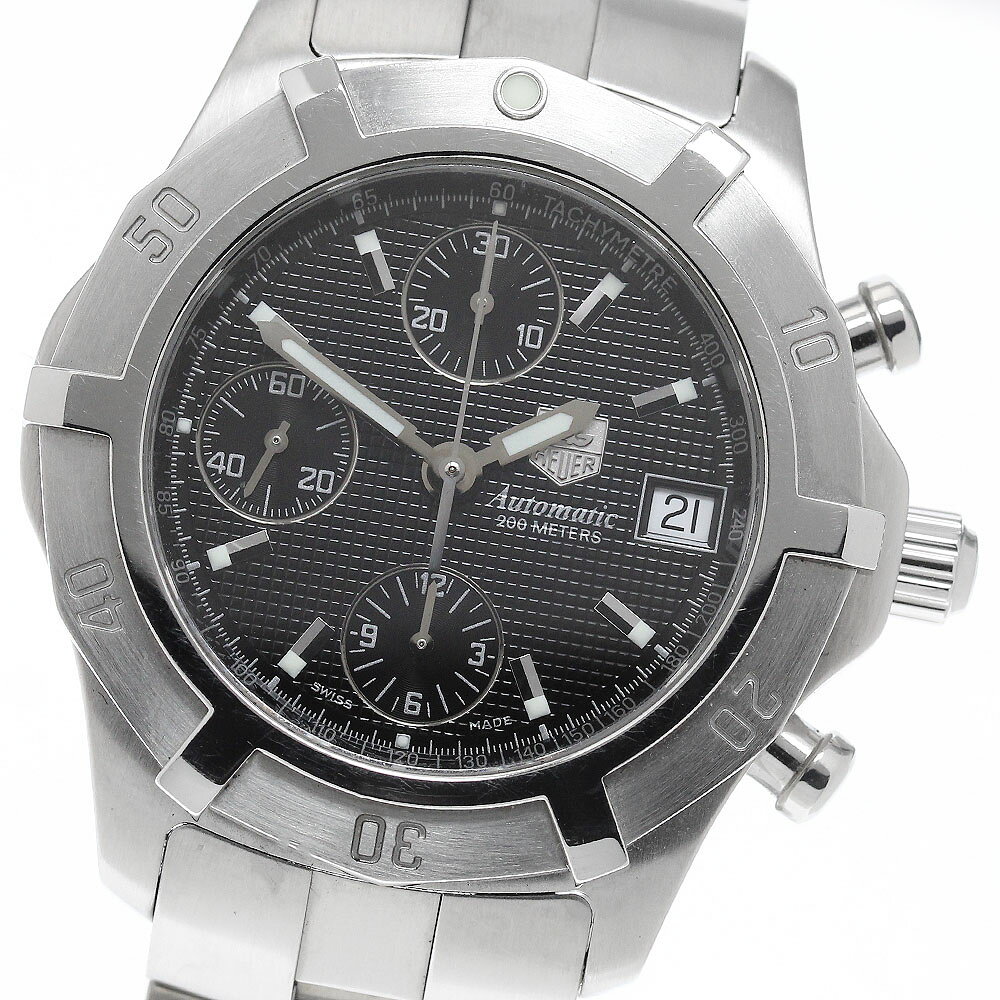 タグホイヤー TAG HEUER CN2111 エクスクルーシブ クロノグラフ 自動巻き メンズ 保証書付き_972448【中古】
