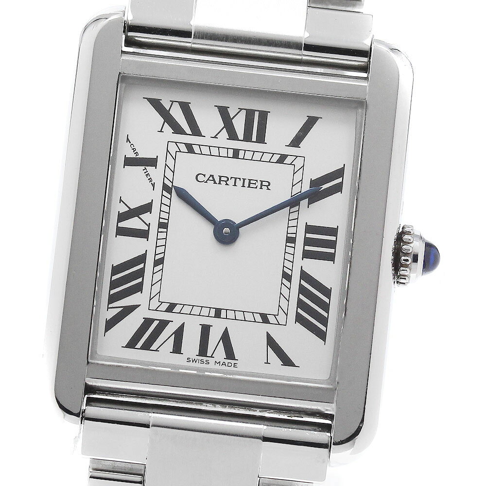 カルティエ CARTIER W5200013 タンクソロ SM クォーツ レディース _905982【中古】