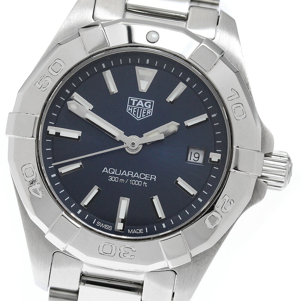 タグホイヤー TAG HEUER WBD1412 アクアレーサー デイト クォーツ レディース 良品 _962975【中古】