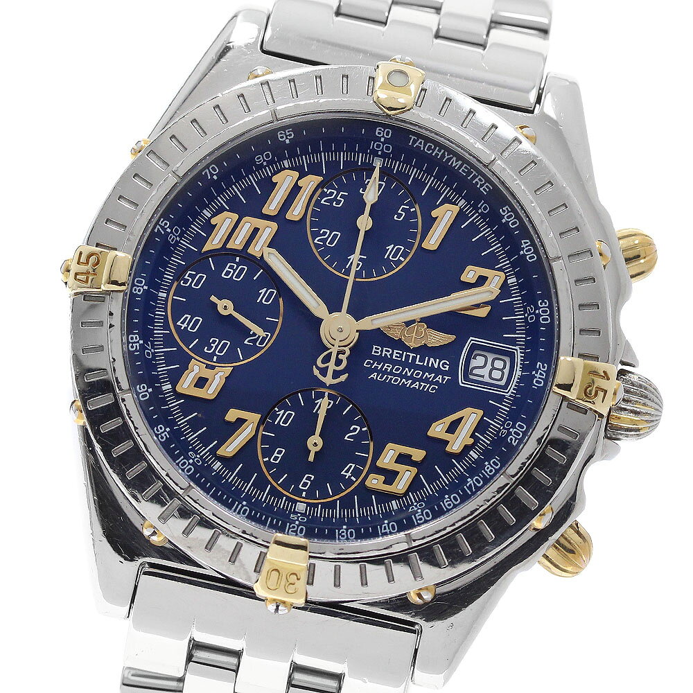 ブライトリング BREITLING B13350 クロノマット クロノグラフ 自動巻き メンズ _965382【中古】