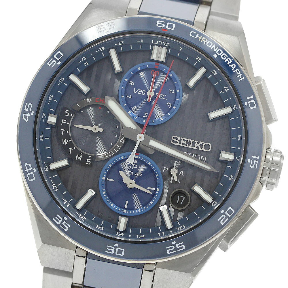 セイコー SEIKO SBXC165/5X83-0AF0-1 アストロン 大谷翔平 2024年限定1700本 ソーラー電波 メンズ 極美品 箱・保証書付き_972302【中古】