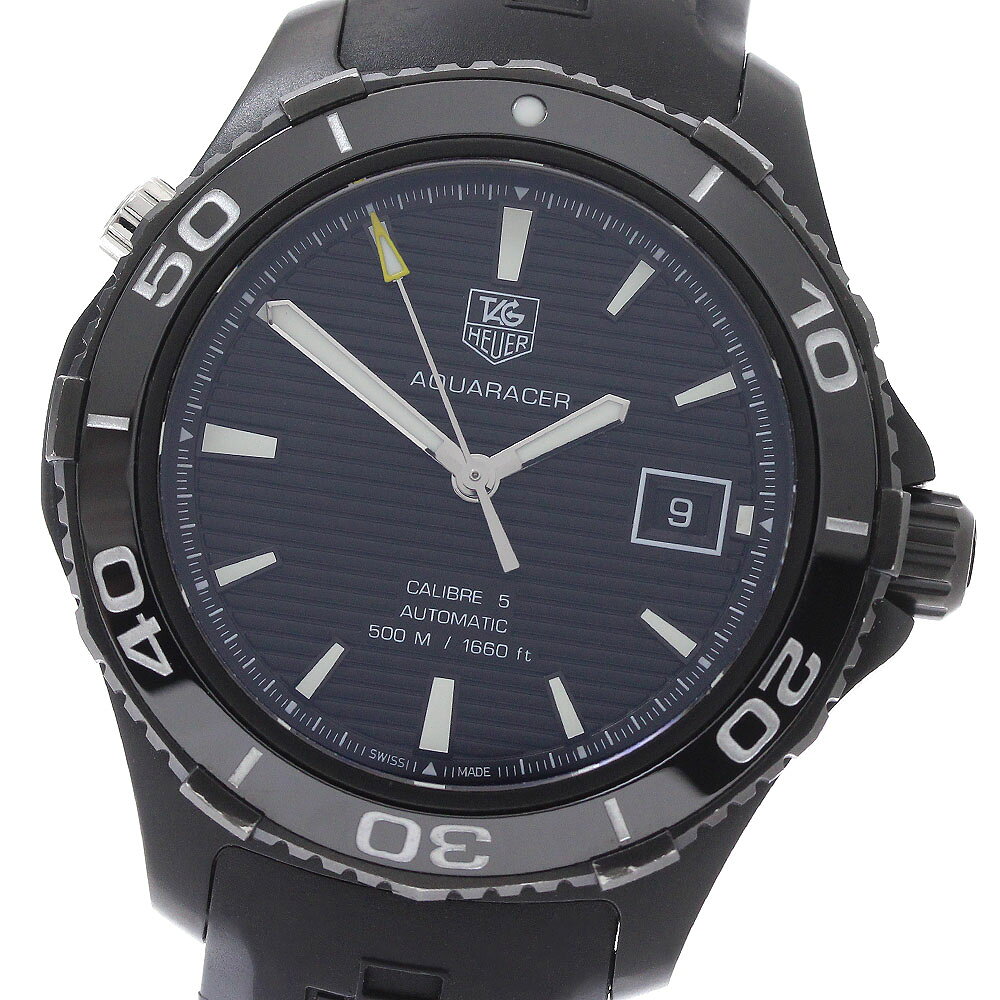 タグホイヤー TAG HEUER WAK2180.FT6027 アクアレーサー キャリバー5 自動巻き メンズ 良品 保証書付き_972524【中古】