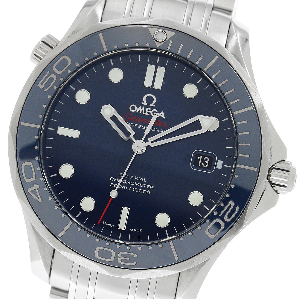 オメガ OMEGA 212.30.41.20.03.001 シーマスター ダイバー300M デイト コーアクシャル 自動巻き メンズ 良品 _954802【中古】