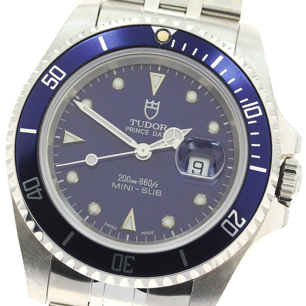 チュードル TUDOR 73190 プリンス デイト ミニサブ デイト 自動巻き ボーイズ 保証書付き_956364【中古】