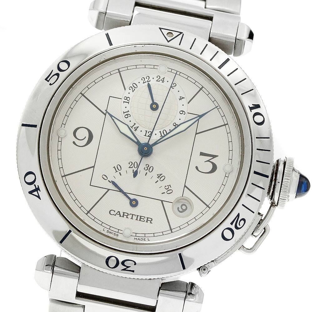 カルティエ CARTIER W31037H3 パシャ38mm GMT パワーリザーブ デイト 自動巻き メンズ _968639 closer01-10270448 CLOSER パッケージ画像