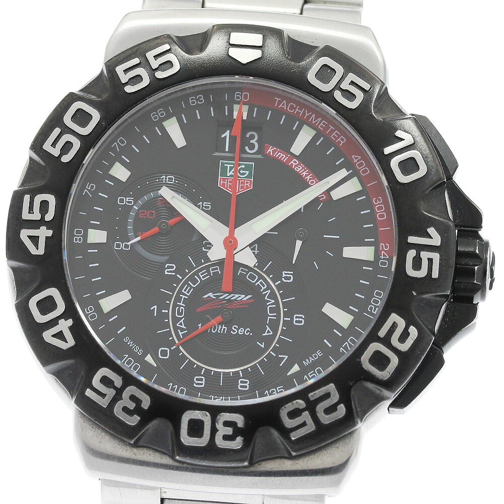 タグホイヤー TAG HEUER CAH1014 フォーミュラ1 キミ・ライコネン限定モデル クロノグラフ クォーツ メンズ _973101【中古】