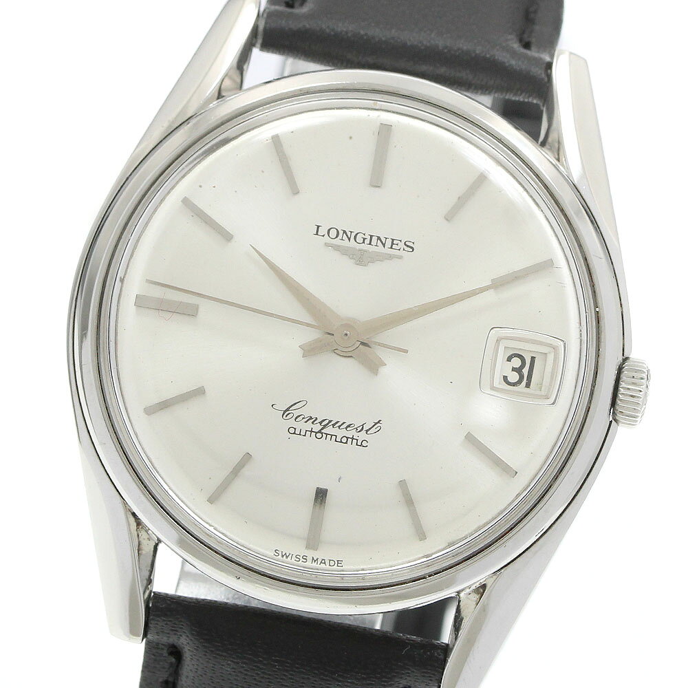 ロンジン LONGINES コンクエスト デイト 自動巻き メンズ _956698【中古】