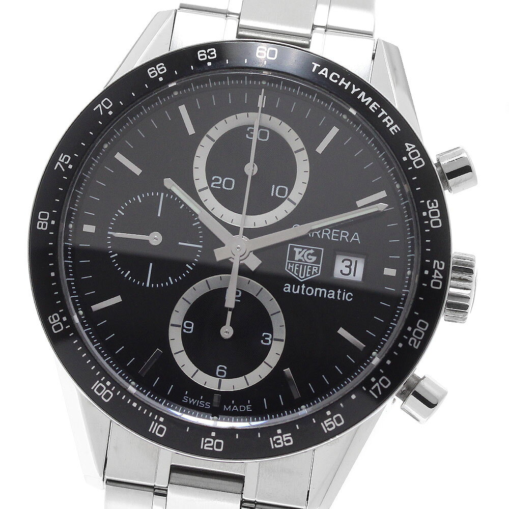 タグホイヤー TAG HEUER CV2010 カレラ デイト クロノグラフ 自動巻き メンズ 良品 _965940【中古】