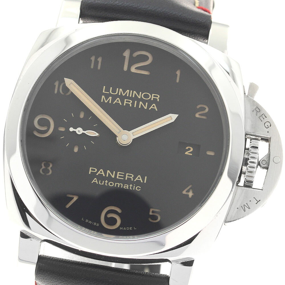 パネライ PANERAI PAM00910 レプリカ ルミノールマリーナ スモールセコンド 自動巻き メンズ 美品 保証書付き_966339【中古】