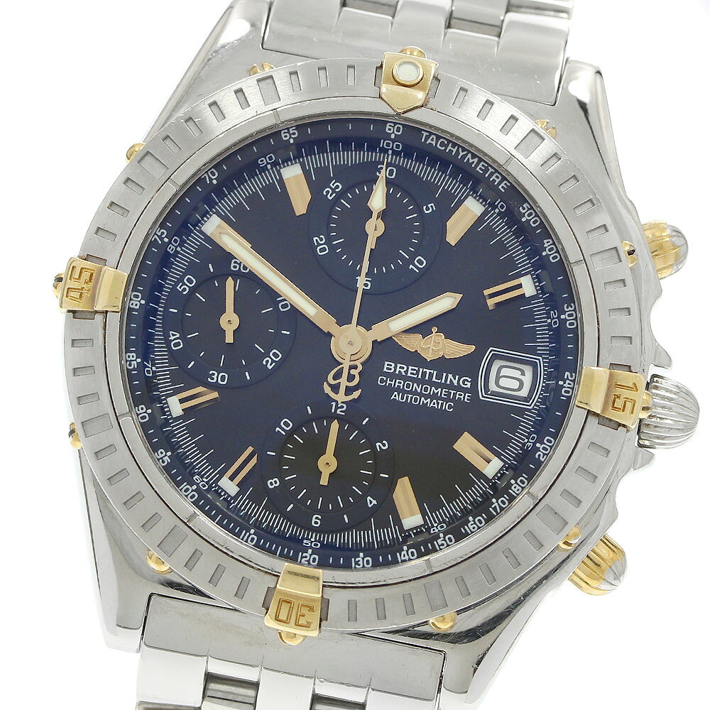 ブライトリング BREITLING B13352 クロノマット ビコロ デイト 自動巻き メンズ 保証書付き_967402【中古】