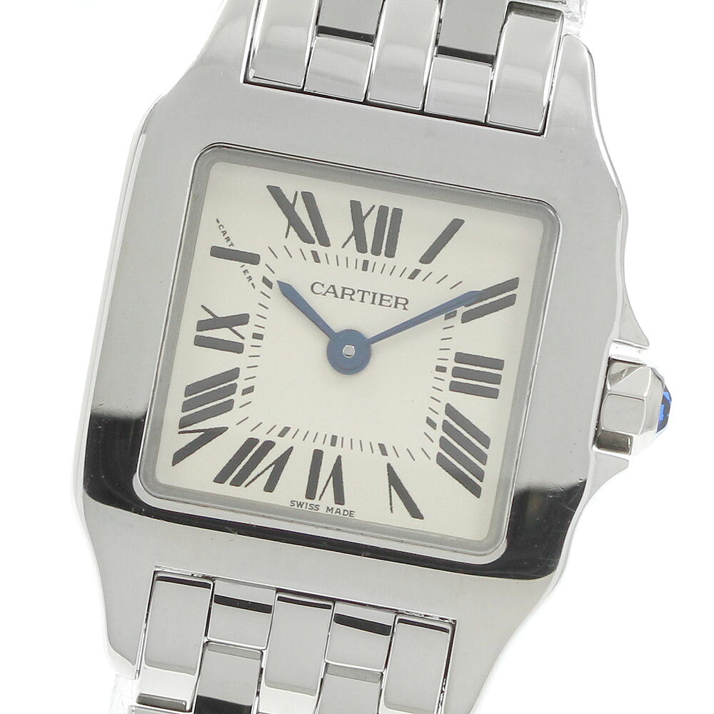 カルティエ CARTIER W25064Z5 サントスドゥモワゼル SM クォーツ レディース 良品 _968121【中古】