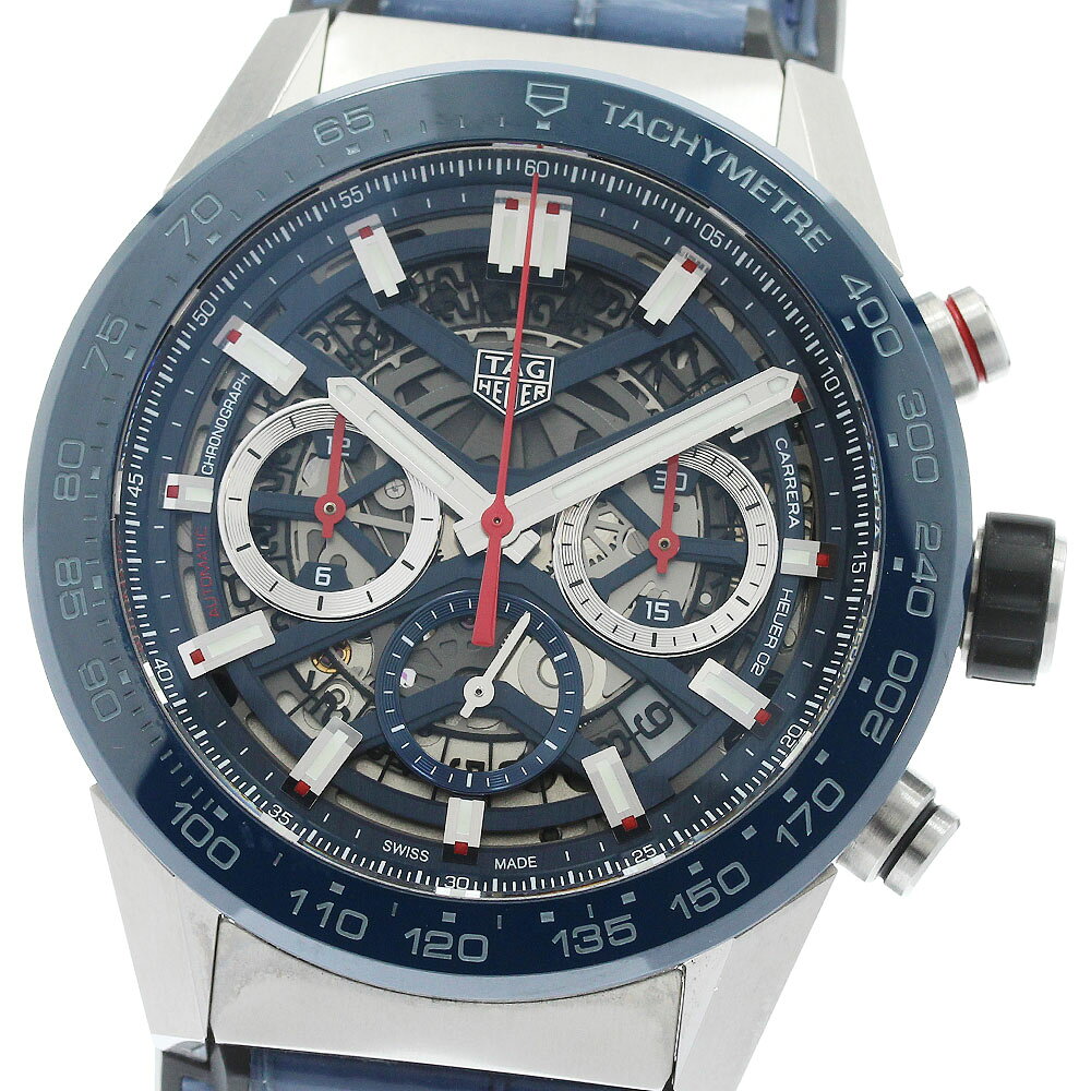 タグホイヤー TAG HEUER CBG2A11 カレラ キャリバー ホイヤー02 クロノグラフ 自動巻き メンズ 良品 箱付き_968769【中古】